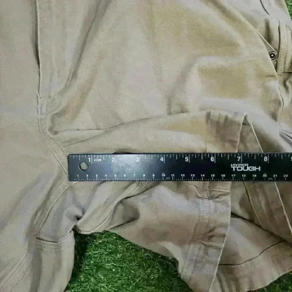 Duluth Trading Co Flex Fire Hose Men's 40 x 10.5" Blue Heavy Canvas Cargo Shorts - Picture 7 of 9